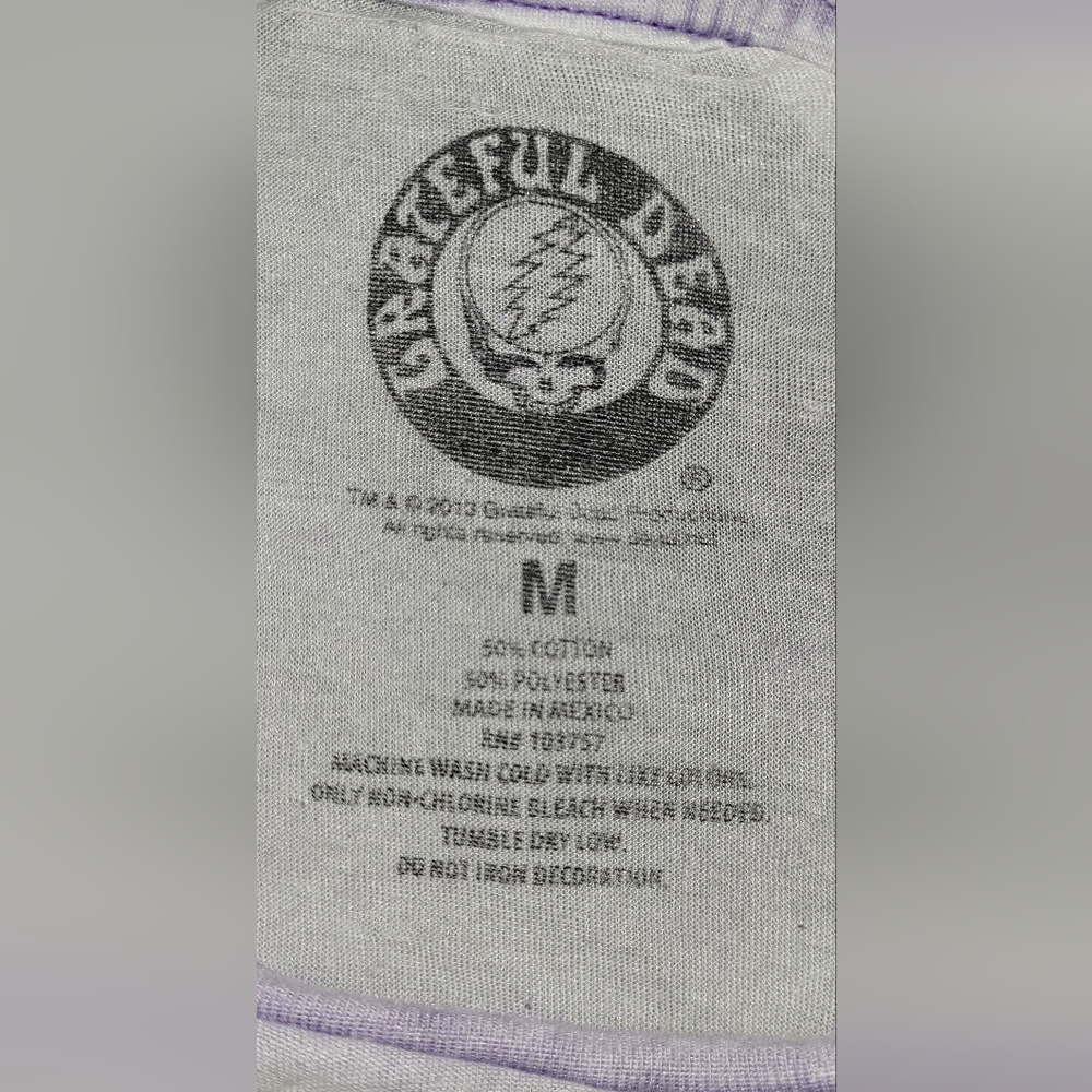 Grateful Dead "Steal Your Face" |BurnoutTee|UltraSoft Semi-Sheer|Graphic T-Shirt - Picture 3 of 8